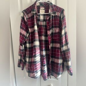 Purple american eagle flannel